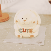 3D - White Bunny